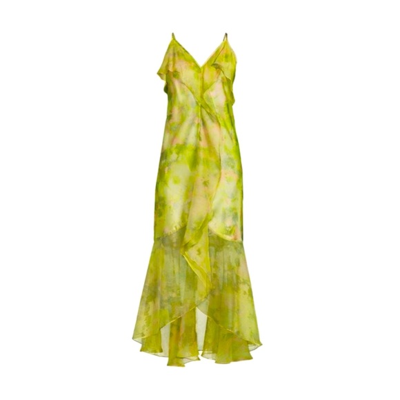 Misa / Aina Ruffle High Low Dress / NWT / XS - Picture 1 of 9